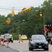 As of Friday, Aug. 9, the new traffic light at the intersection of Platt and Washtenaw was flashing yellow for drivers on Washtenaw. Soon, it will switch over to stop-and-go operation. Melanie Maxwell | AnnArbor.com